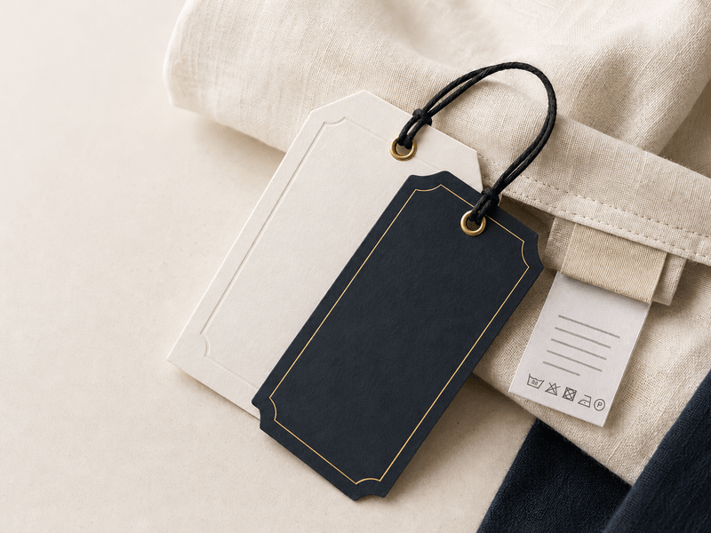 Apparel tags and labels produced by JPXGLOBAL